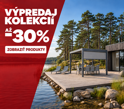 Výpredaj kolekcie zastrešení terasy Umbroso – zľavy až 30 % v Garden Space