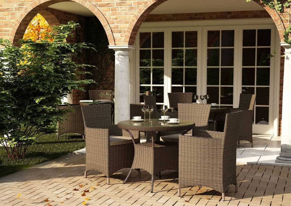 Stôl a stoličky na terasu - miesto pre rodinu vo vašej záhrade