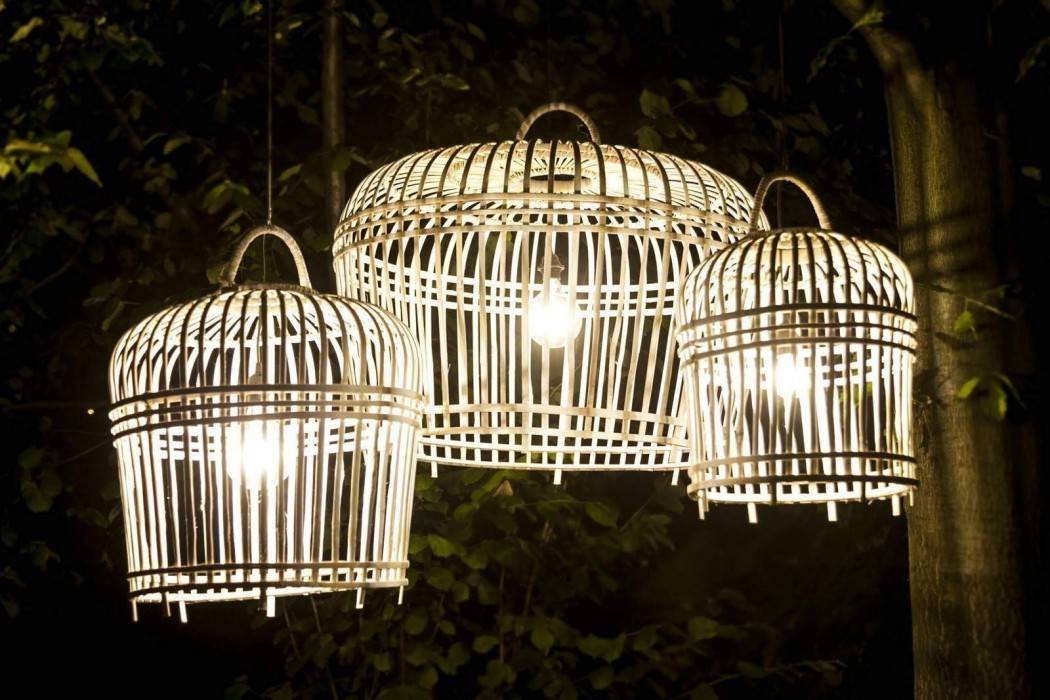 Bambusové lampy - pôsobivé doplnky na vašu terasu