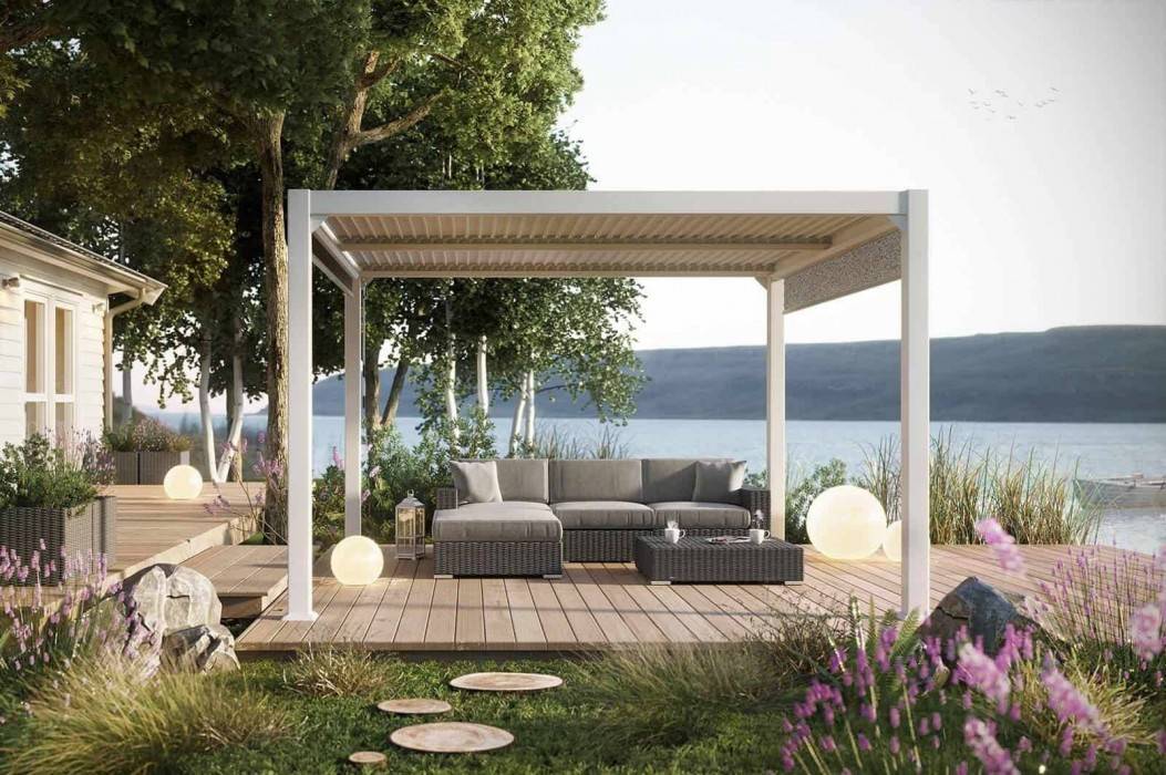 Sivý záhradný nábytok z umelého ratanu - moderné a praktické vybavenie na terasu i balkón