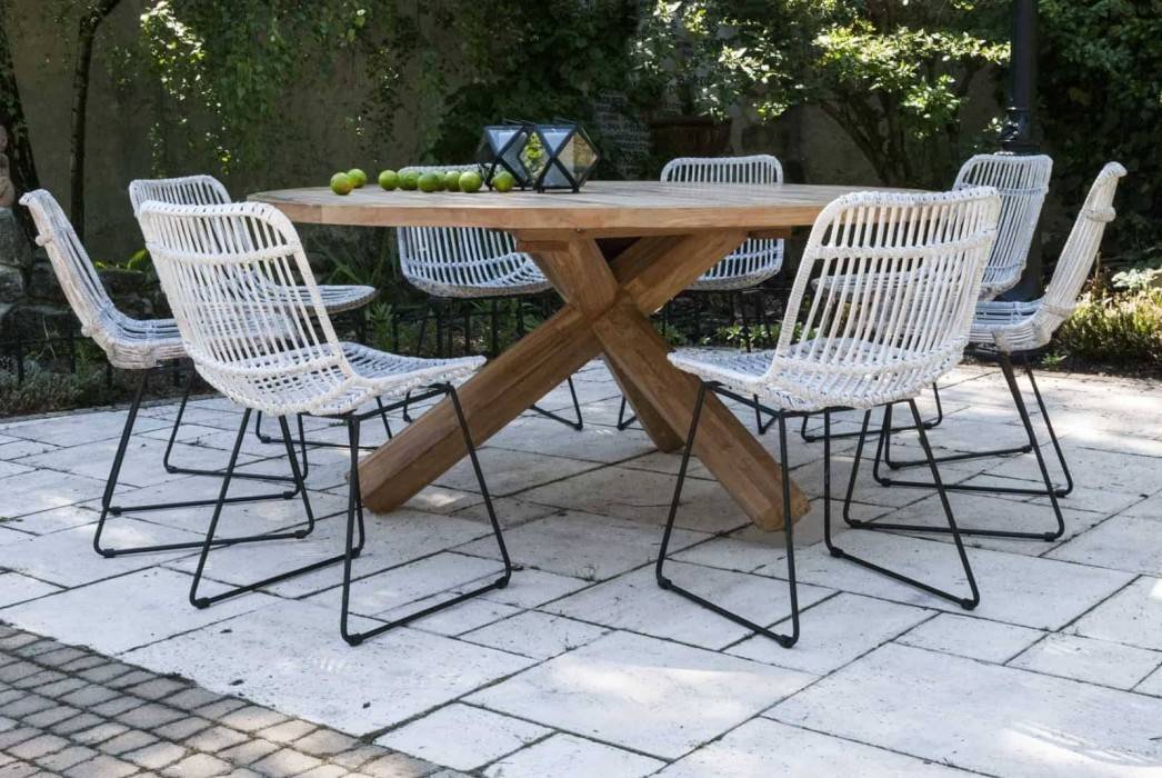 Záhradný teakový stôl BORDEAUX