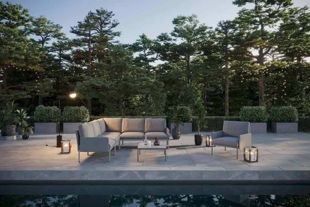 Hliníkové záhradné sedenie - luxusné vybavenie na terasu