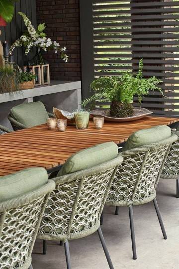 Záhradný rozťahovací stôl RIALTO 217 cm antracit