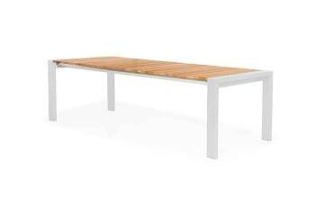 Záhradný rozťahovací stôl RIALTO 217 cm biely