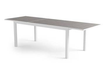 Záhradný hliníkový stôl TOLEDO biely