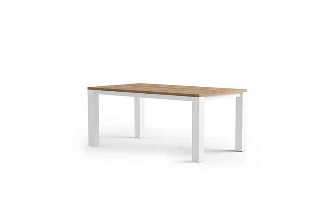 Záhradný hliníkový stôl MADRID biely