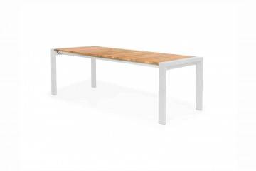 Záhradný rozťahovací stôl RIALTO 163 cm biely