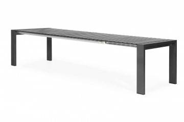 Záhradný hliníkový rozťahovací stôl RIALTO 265cm antracit