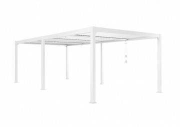 Pergola MARANZA 720X350 biela + 2 bočné rolety + 2 predné rolety 1545 OUTLET